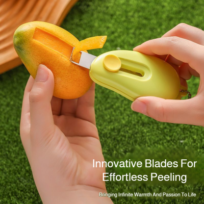 Household multifunction fruit peeler 2in1 portable scraper home student dormitory use