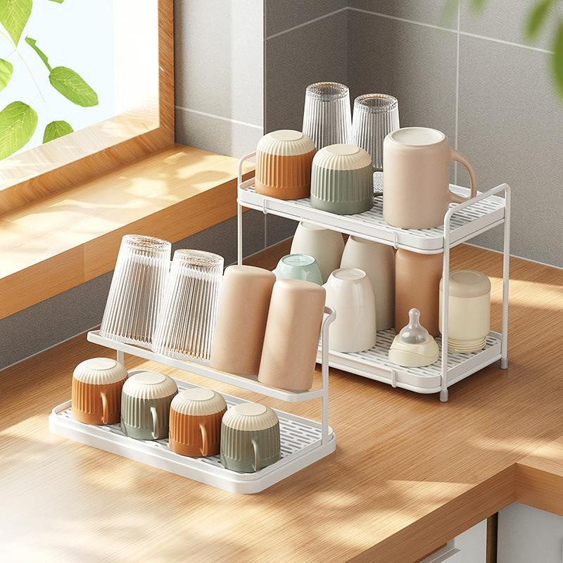 Cup rack storage rack cup rack upside down storage water cup rack hanging rack drain cup rack tea cu