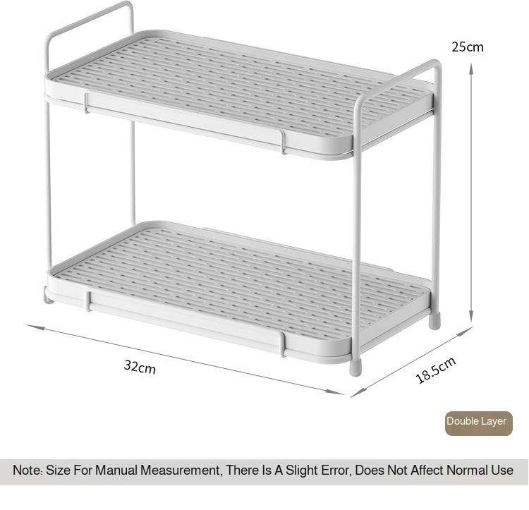 Space-saving water cup rack for countertop or cabinet use