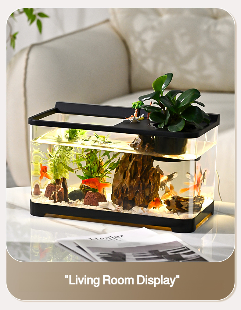 Compact fish tank for small spaces
