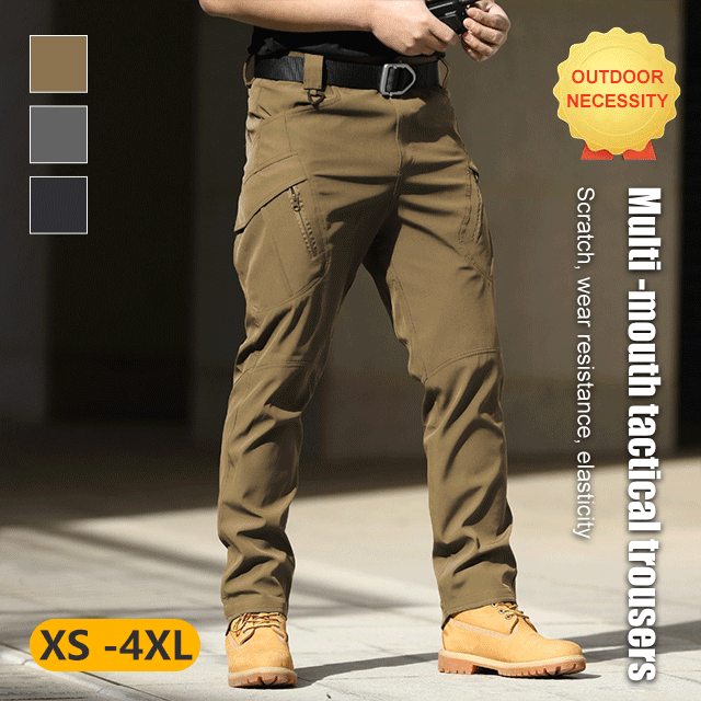 Multi-pocket design 🦺, waterproof 🌧️, scratch-resistant 🛡️, and durable tactical pants 0️⃣