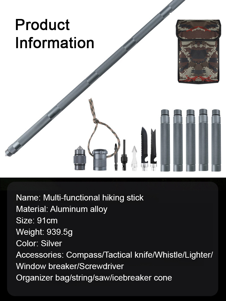 Lightweight Outdoor Mastery: The Excalibur Staff, Making Exploration Effortless!