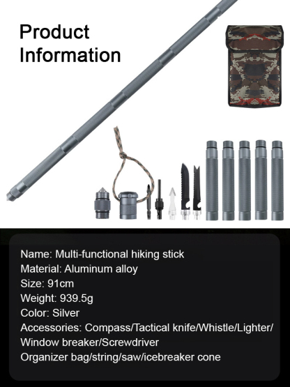 Lightweight Outdoor Mastery: The Excalibur Staff, Making Exploration Effortless!