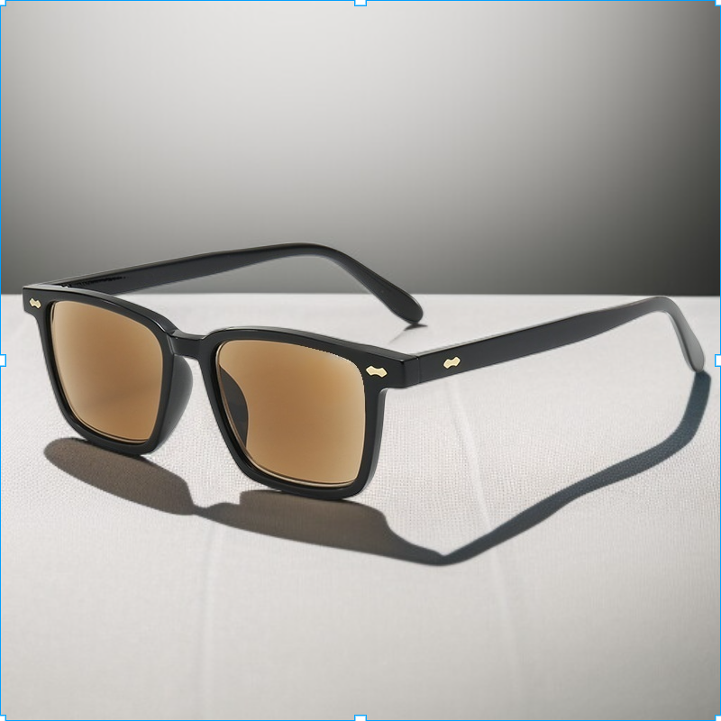 Six-proof anti-allergic ultra-light color-changing reading glasses