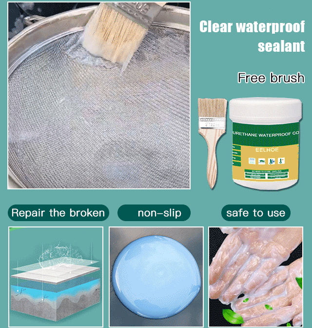 Apply once, no water leaks for 20 years! No professionals required! 🚿🔧