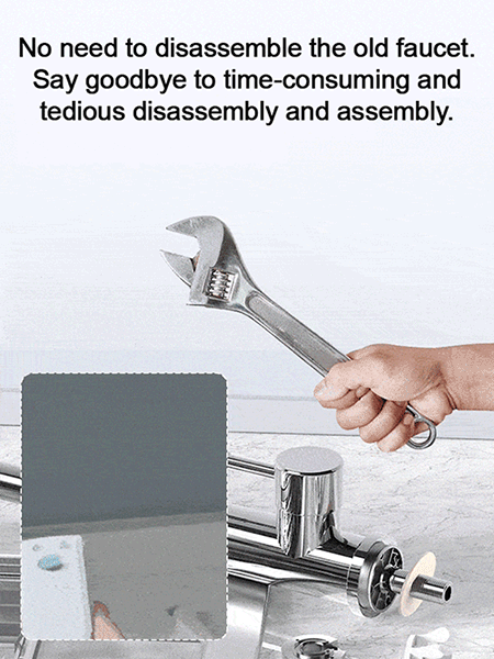 Only $1 monthly electricity bill! Instant-heating, installation-free electric water tap.