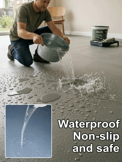 DIY Luxury Floor Wall Coating ✨ Fast-Drying, Self-Leveling, 100%Safe Formula 🛡️