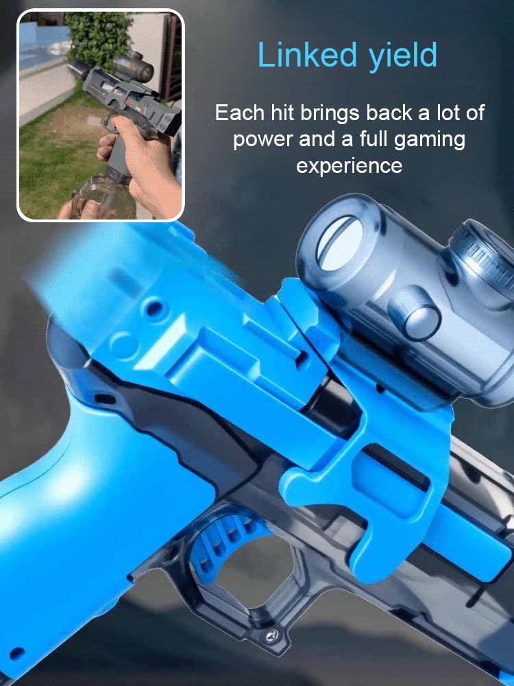 The latest lithium battery automatic rapid-fire water gun 💦, a toy that keeps kids playing outside until they don't want to come home 🏠—no more obsession with electronic devices! 📱🚫