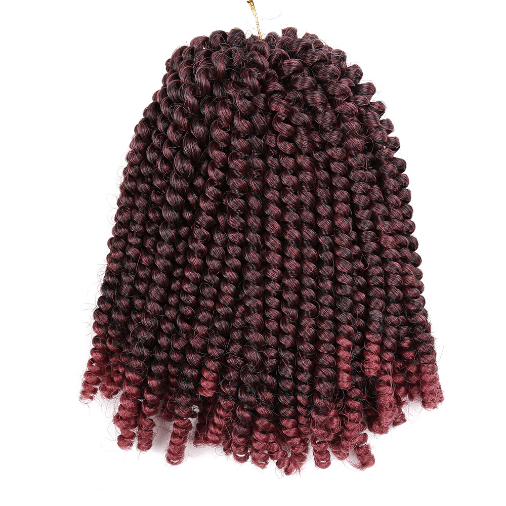 🌈 Effortlessly Chic 8-Inch, 15-Piece Double-Stranded Spring Dreadlocks 🚀 Quick and Easy to Wear for Stunning Hairstyles!