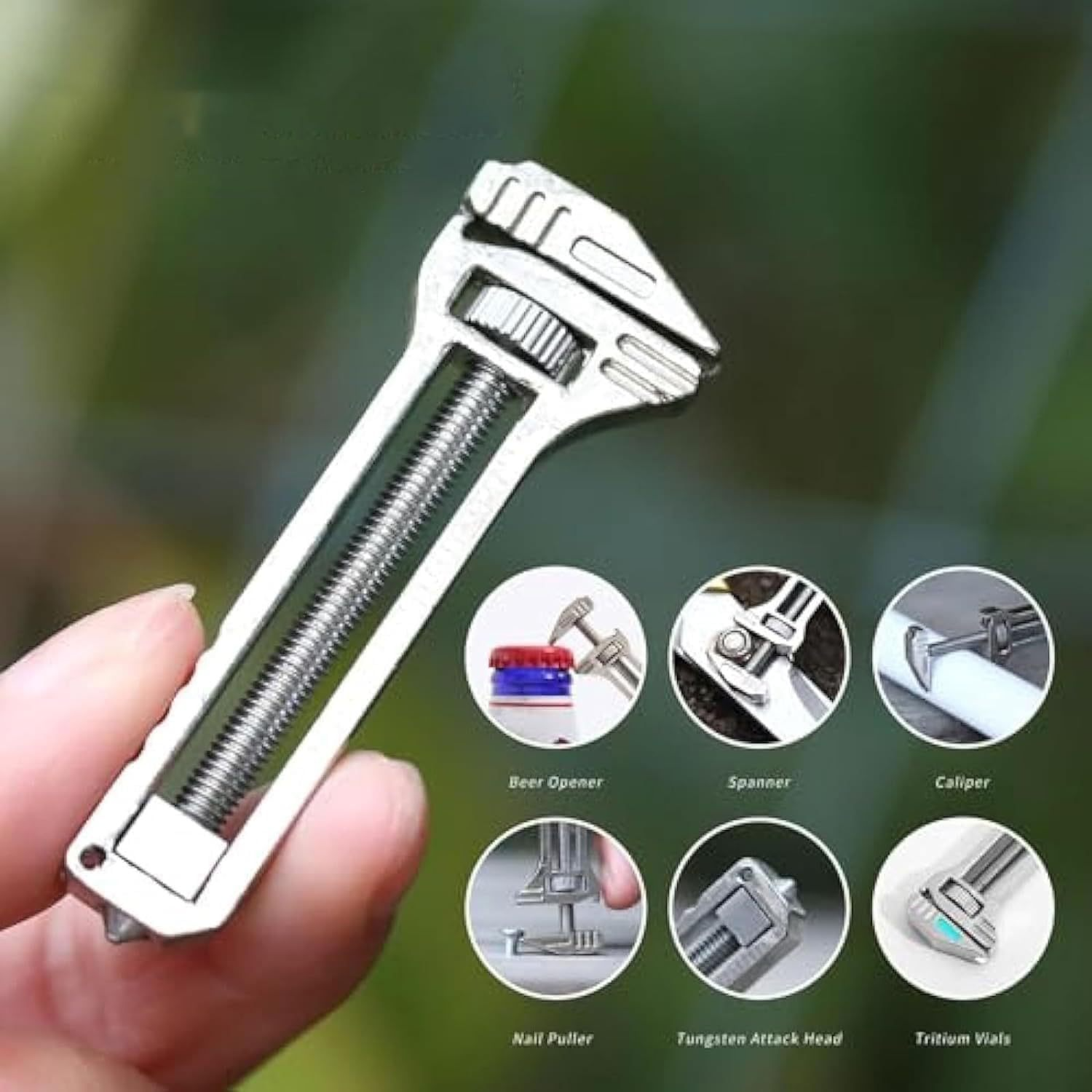 Multifunctional Mini Wrench Backpack Travel Bag Multifunctional Bottle Opener Wrench