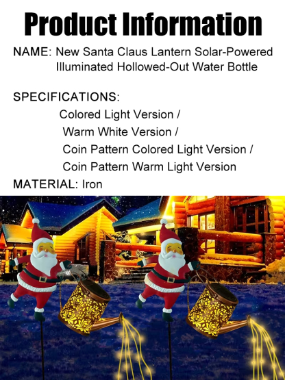 🎅Solar Powered Christmas Santa Light – Outdoor Waterproof LED Decor for Garden & Yard (0 Electricity Bill!) ☀️🎄