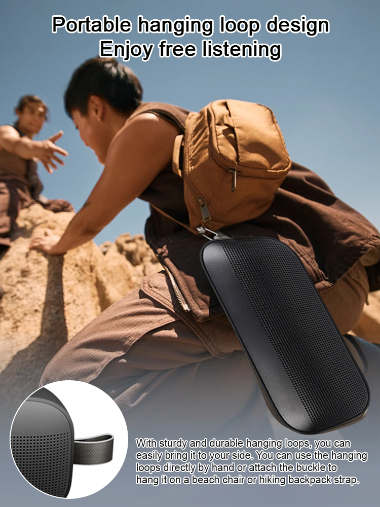 Waterproof, dustproof, and drop-resistant HiFi portable Bluetooth speaker. 🔊💦