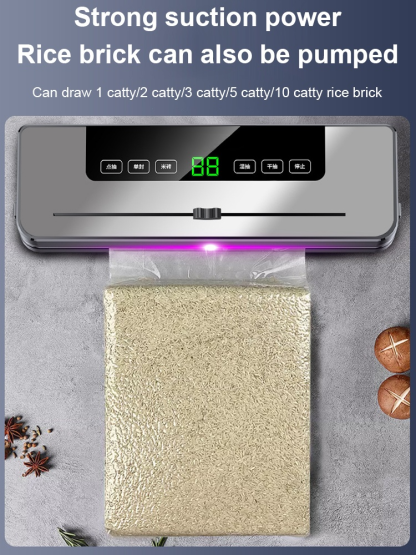 【Three-step operation of vacuum preservation】Household cutter vacuum machine