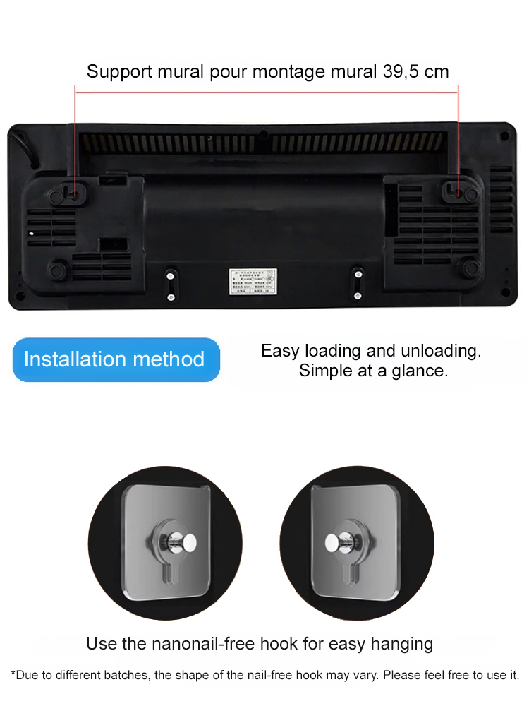 No installation needed, plug and play! 🔌 Heat up in 3 seconds! Focus on energy-saving with variable frequency air conditioning. 🔥