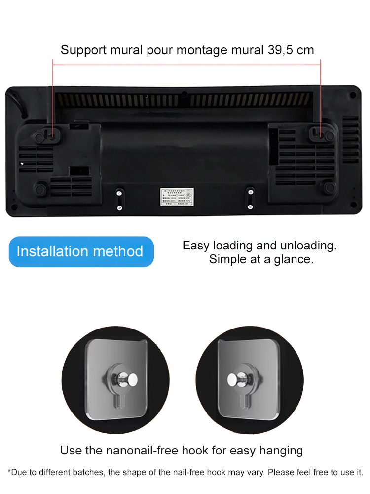 No installation needed, plug and play! 🔌 Heat up in 3 seconds! Focus on energy-saving with variable frequency air conditioning. 🔥