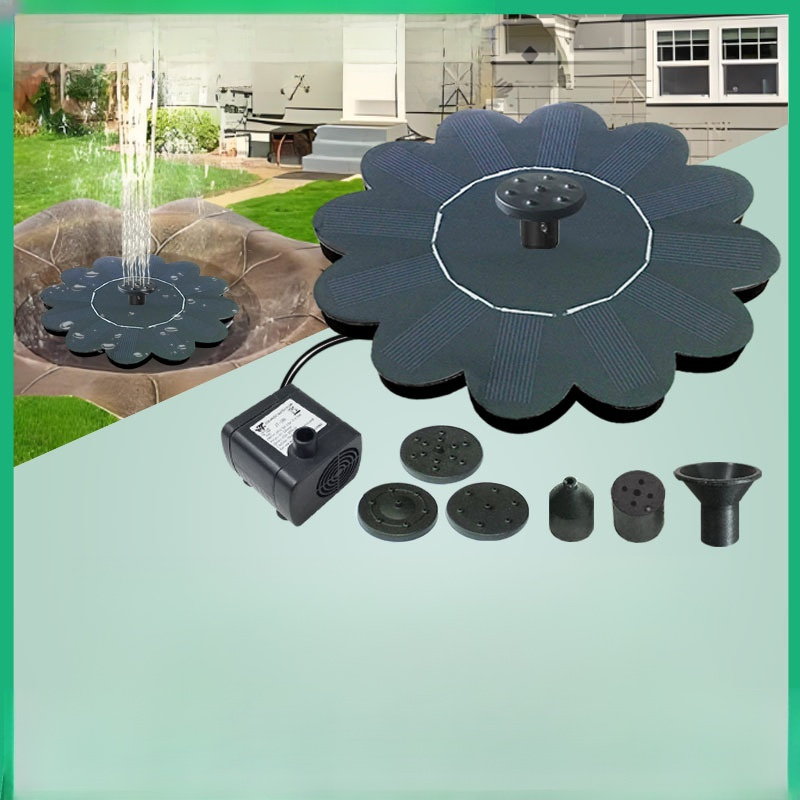⛲ Solar Floating Fountain | 100% Safe For Kids | Zero Energy Cost | 6 Spray Modes | Instant Setup 🌿