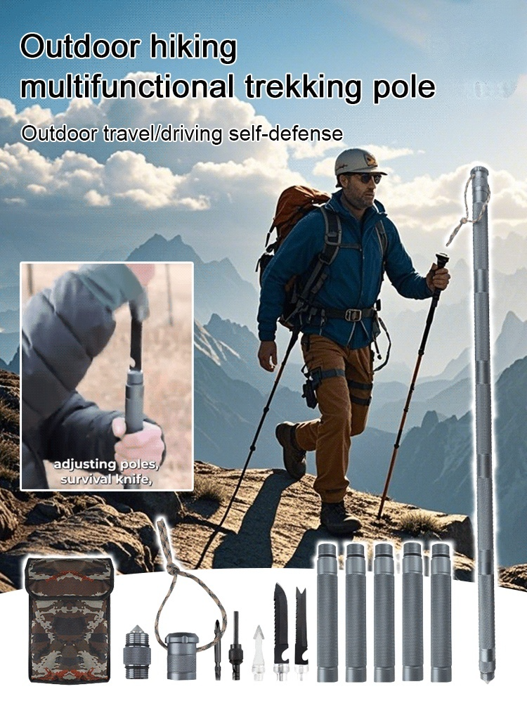 Lightweight Outdoor Mastery: The Excalibur Staff, Making Exploration Effortless!