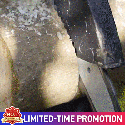 Cut through 30 cm thick wood in 5 seconds with a one-handed lithium battery chainsaw! 🔋🌳