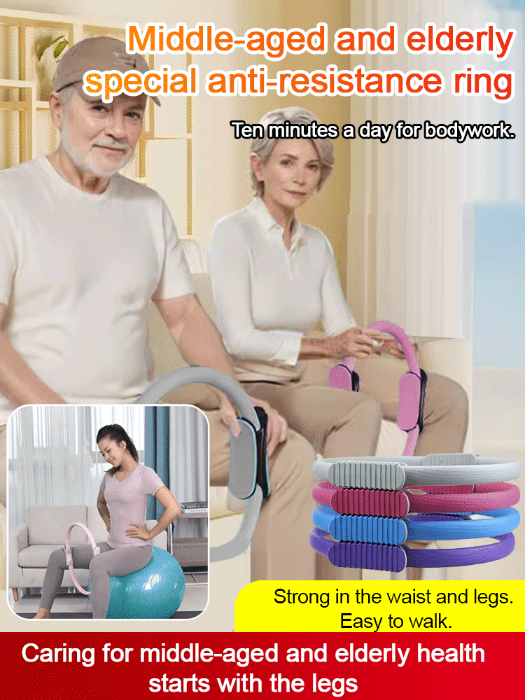 Multi-Functional Yoga and Pilates Circle for Strengthening Legs