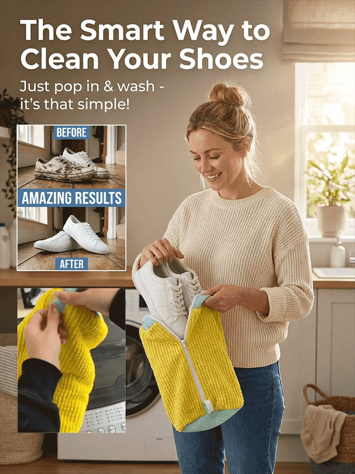👟 Save Your Sneakers! Wash-N-Protect Pro Bag 🧼✨