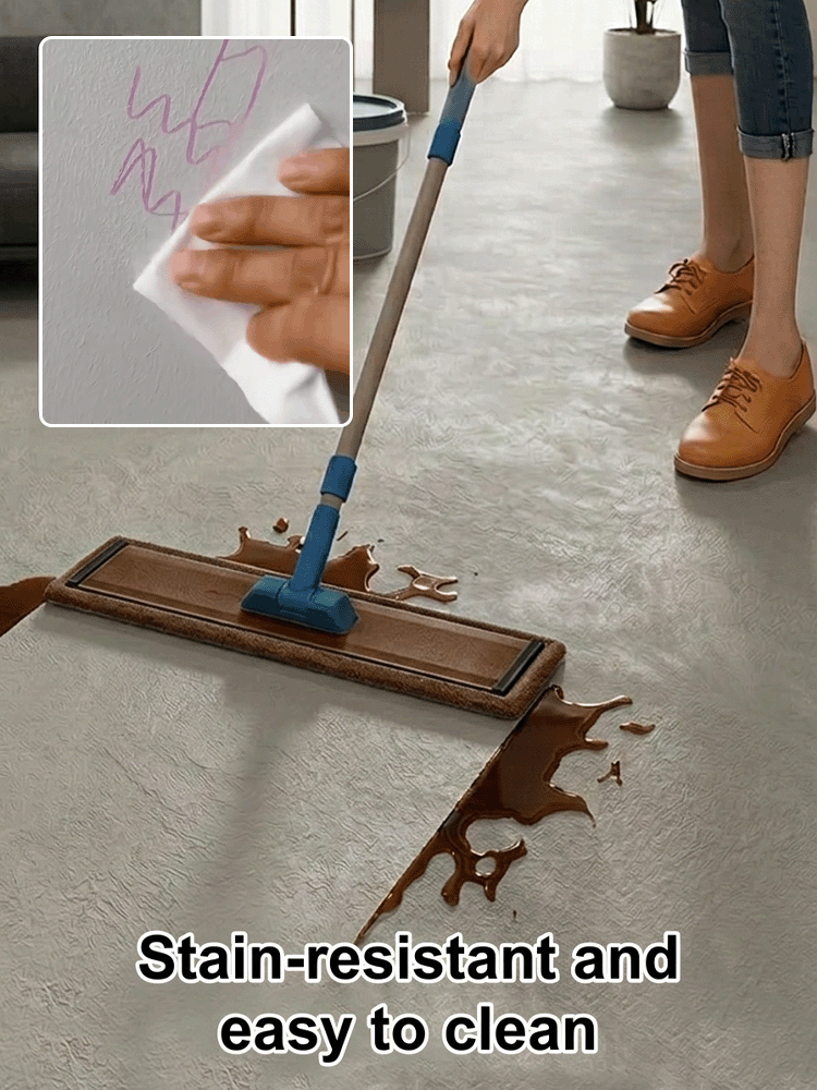 DIY Luxury Floor Wall Coating ✨ Fast-Drying, Self-Leveling, 100%Safe Formula 🛡️