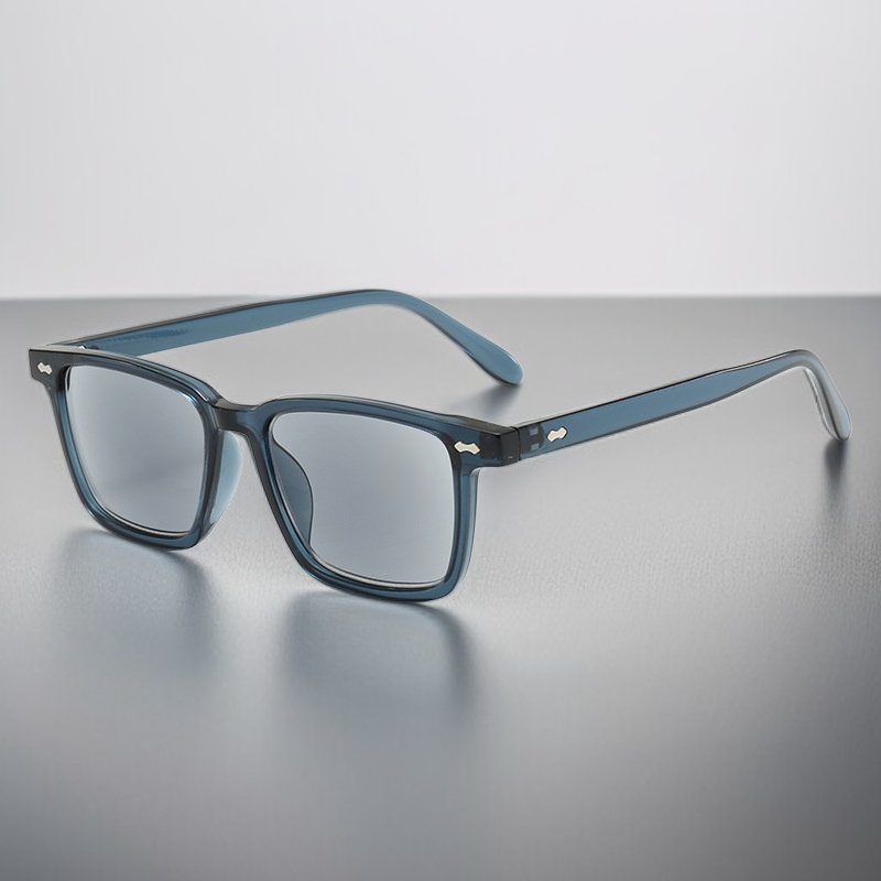 Six-proof anti-allergic ultra-light color-changing reading glasses