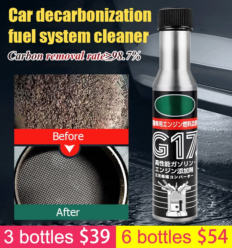 One bottle eliminates 10 years of carbon buildup, restoring your car's power system to new! 🚗✨