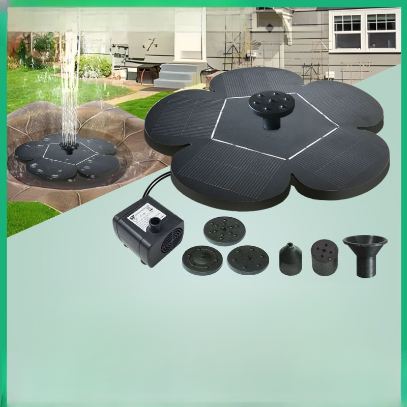 ⛲ Solar Floating Fountain | 100% Safe For Kids | Zero Energy Cost | 6 Spray Modes | Instant Setup 🌿
