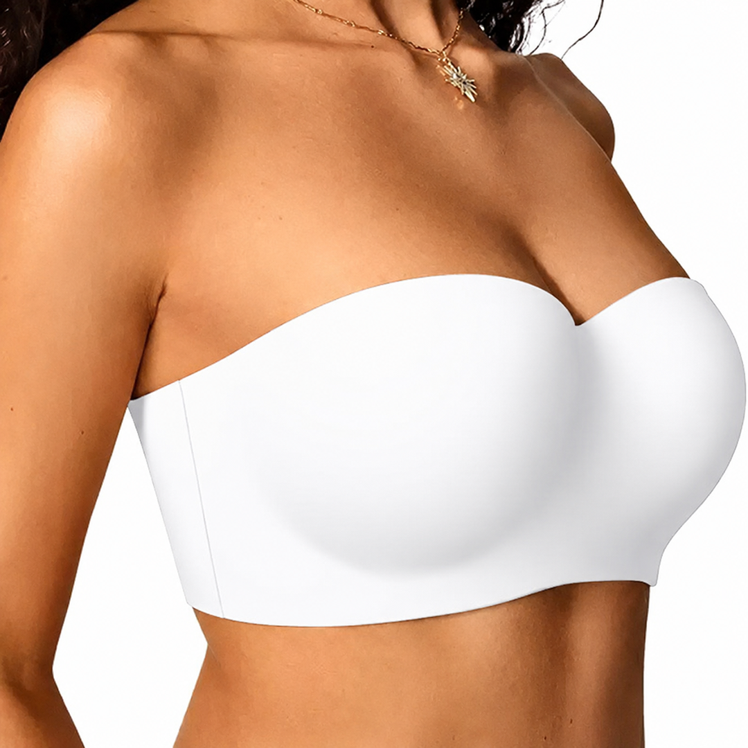 👙Anti-Gravity Strapless Bra | 24H Non-Slip | Breathable Fabric | Wire-Free Support | Multi-Way Wear | Seamless Fit ✨