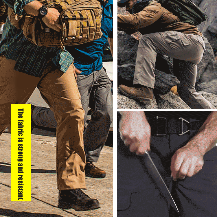 Multi-pocket design 🦺, waterproof 🌧️, scratch-resistant 🛡️, and durable tactical pants 0️⃣