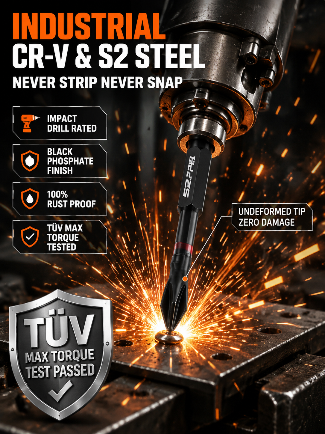 🛠️ 80-in-1 Master Bit Set | Industrial CR-V & S2 Steel | N52 Magnetic | Universal Fit 🔧