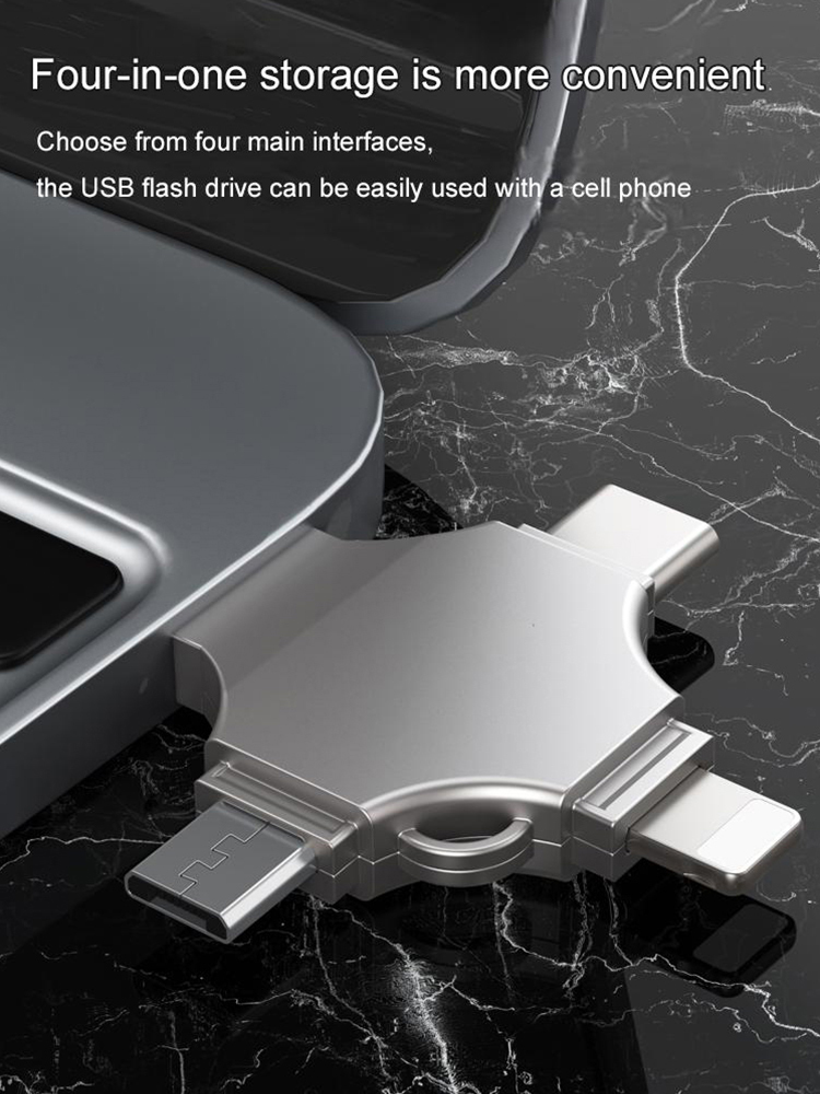 【Erweiterte Version 1 TB】 4-in-1 USB-Stick, kompatibel mit Handy und Computer 📱💻