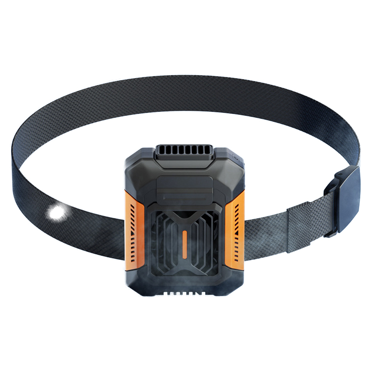 Brave the heat outdoors! 🌬️ Portable air conditioner 🔋 that cools you down by 10-20°C when worn + night spotlight + mobile power, perfect for both adventure and work! 🚀