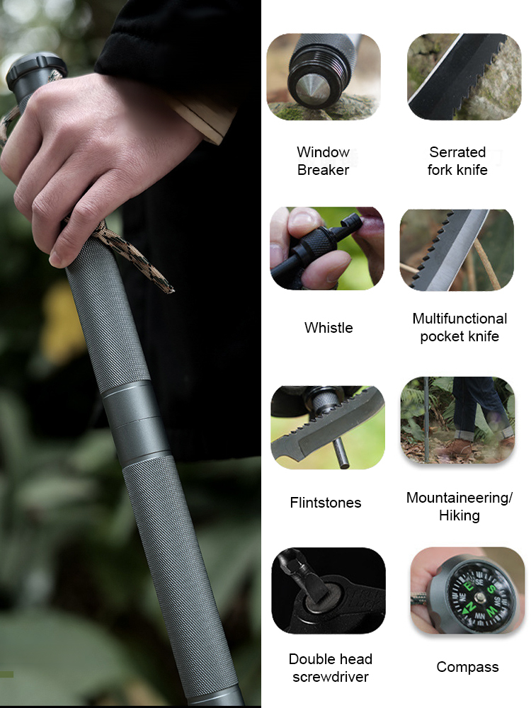 Lightweight Outdoor Mastery: The Excalibur Staff, Making Exploration Effortless!