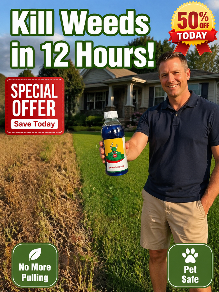 🌱 Ultimate Weed Killer: Selective Root Destroyer • Lawn Safe • 100% Pet and Child Friendly • One-time application for complete weed removal! 🌿✨