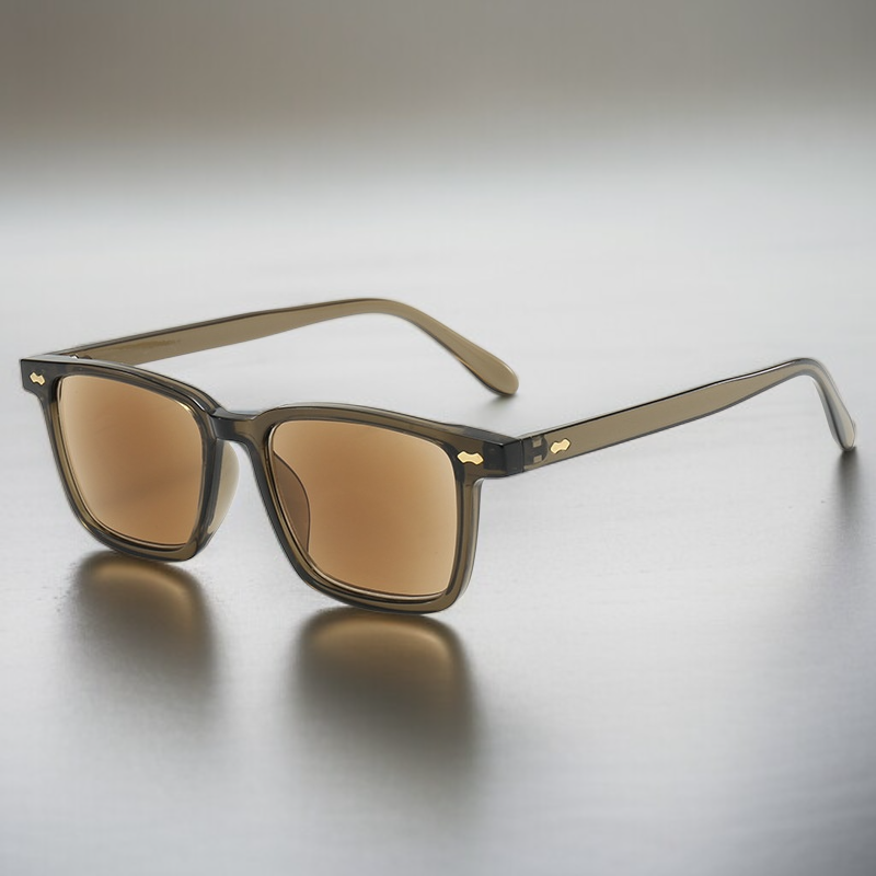 Six-proof anti-allergic ultra-light color-changing reading glasses
