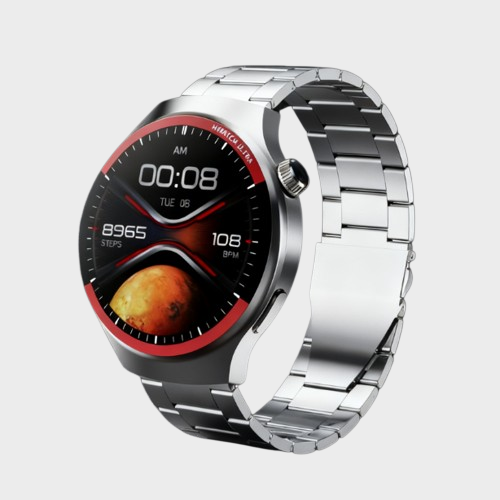 🩸🩹 No More Needles!❤️ The WATCH4PRO space exploration round screen smartwatch checks glucose, BP and sends SOS alerts! 