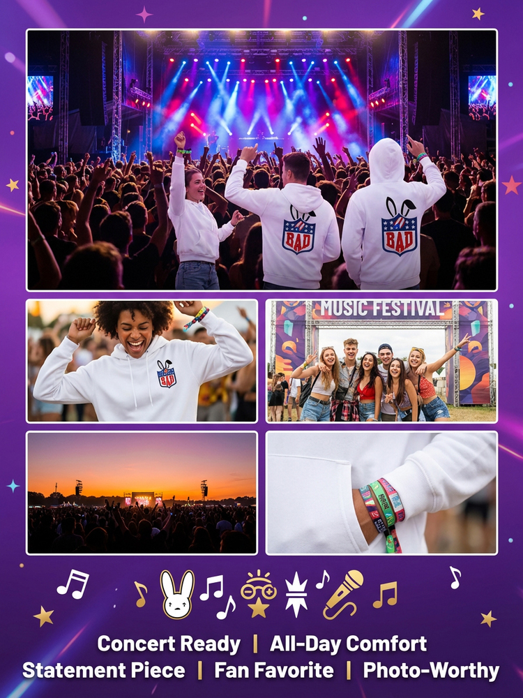 🐰 Super Bowl 2026 x Bad Bunny Limited Hoodie 🏈 Iconic Streetwear Style ⭐