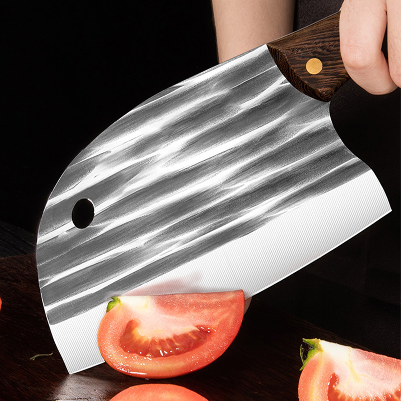 Handcrafted! A chop-and-cut kitchen knife that cuts through wire like cutting butter! 🔪🧈