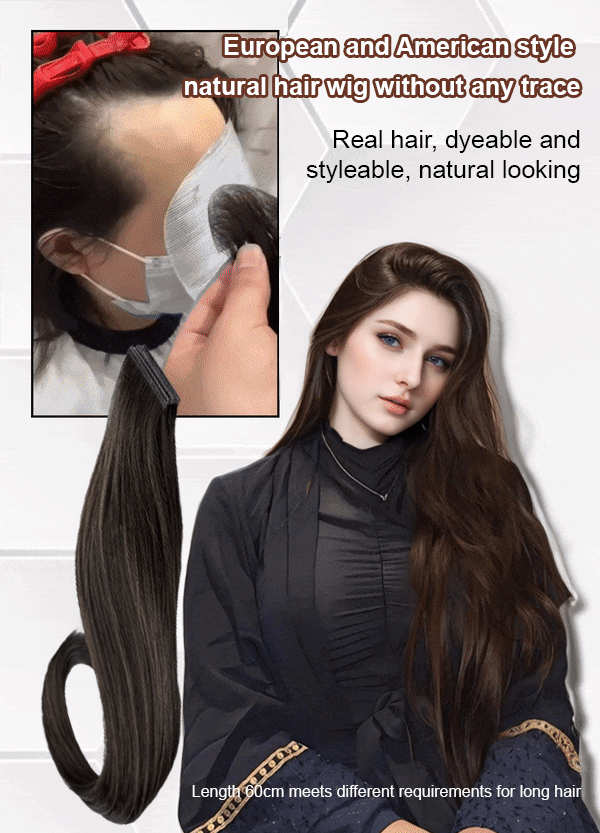 Natural wig patches, no one can tell it's a wig!