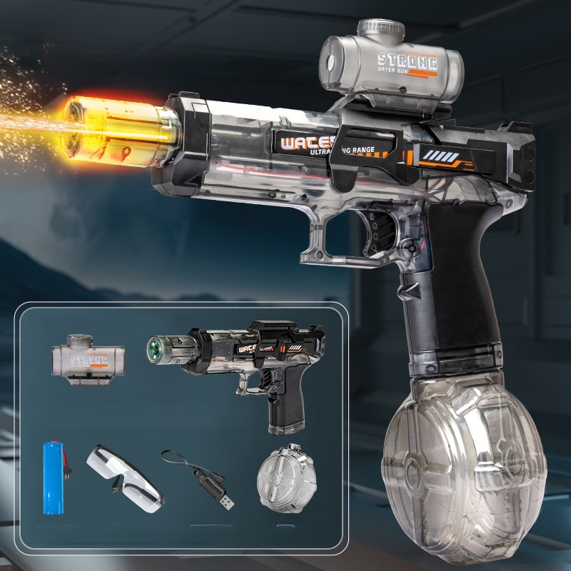 The latest lithium battery automatic rapid-fire water gun 💦, a toy th