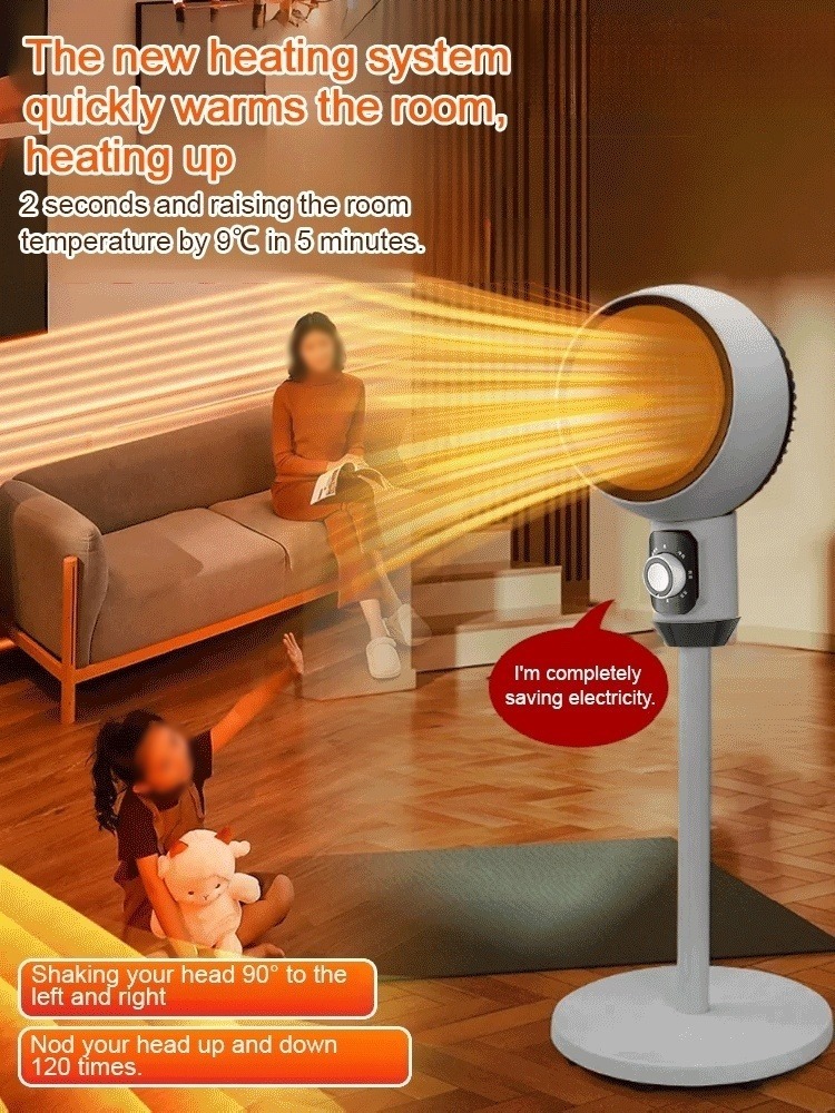 Energy-saving rapid-heating vertical heater