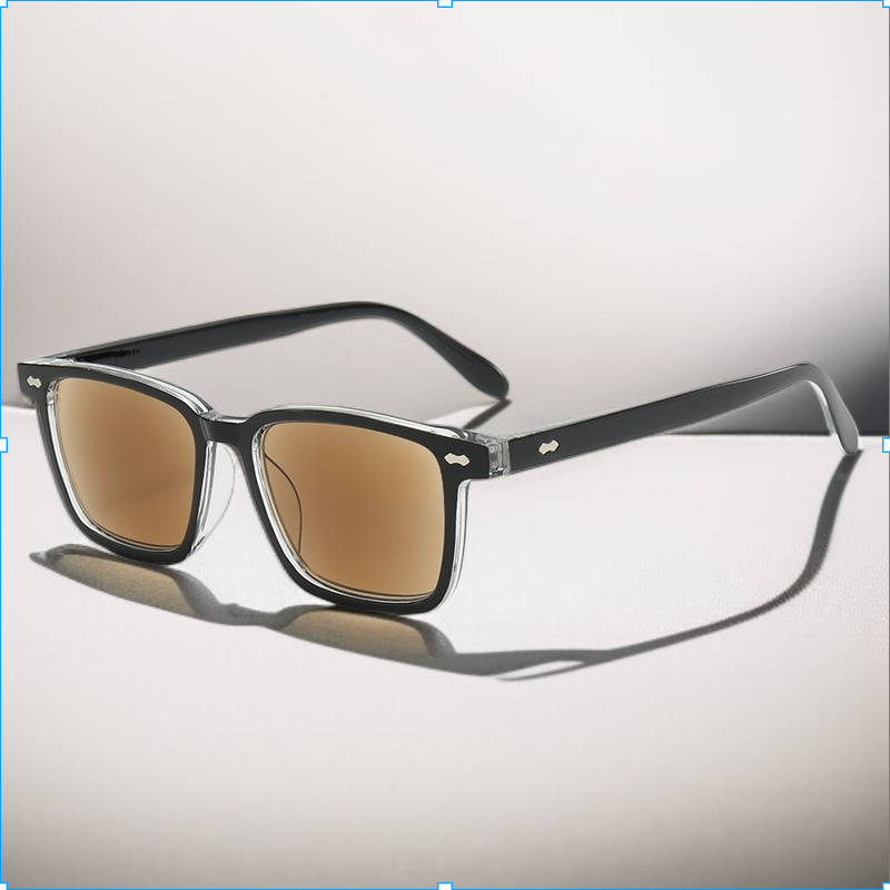 Six-proof anti-allergic ultra-light color-changing reading glasses