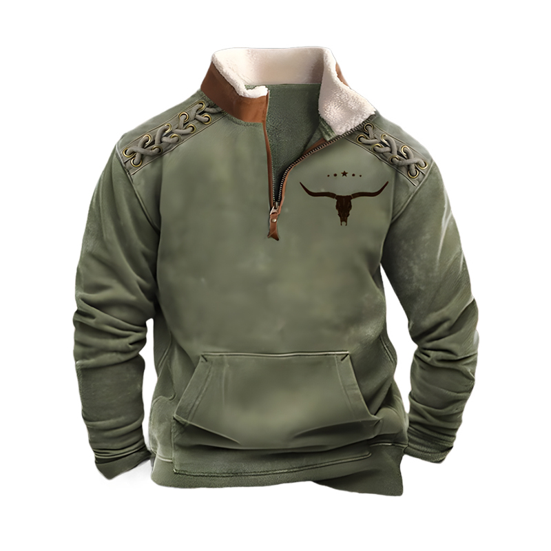  Genuine Shearling Fleece Autumn/Winter New Sweatshirt