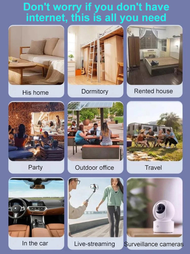 📊 No contractual obligation and no additional fees! 🚫📄⚡️ High-speed 🌟 and portable Wi-Fi to take with you! 📶