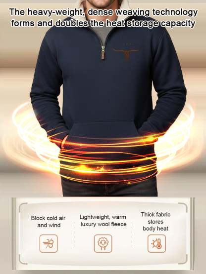  Genuine Shearling Fleece Autumn/Winter New Sweatshirt