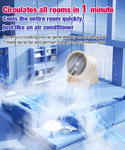 Mini desktop portable air conditioner: "Small size, big effect" 🚀. Featuring the latest quiet, energy-saving, and variable frequency cooling technology! ❄️✨