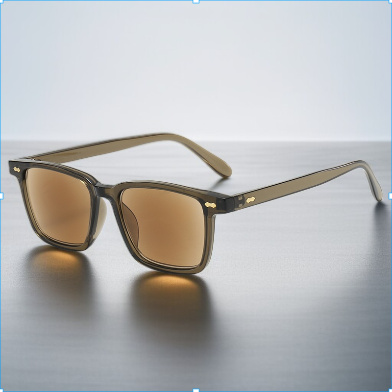 Six-proof anti-allergic ultra-light color-changing reading glasses