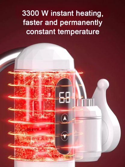 Only $1 monthly electricity bill! Instant-heating, installation-free electric water tap.