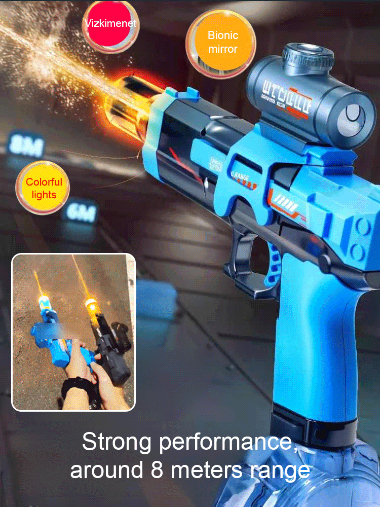 The latest lithium battery automatic rapid-fire water gun 💦, a toy that keeps kids playing outside until they don't want to come home 🏠—no more obsession with electronic devices! 📱🚫